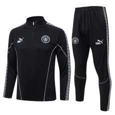 25-26 Man City Black Half Pull Tracksuit #B25154(半拉链)