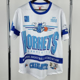 2026 Hornets White Retro High Quality Casual T-Shirt #MN