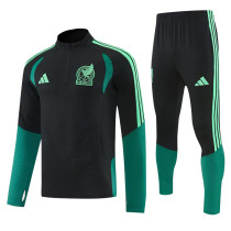 26-27 Mexico Black Half Pull Tracksuit (半拉链)