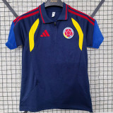26-27 Colombia Royal blue Polo Short Sleeve (半拉链)
