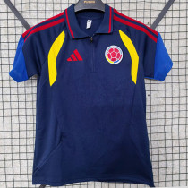 26-27 Colombia Royal blue Polo Short Sleeve (半拉链)