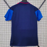 26-27 Colombia Royal blue Polo Short Sleeve (半拉链)