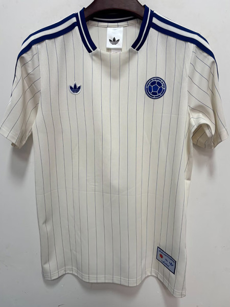 26-27 Colombia White Casual Edition Fans Training shirts