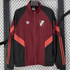 26-27 River Plate Jujube Red Windbreaker