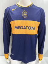 2006-2007 Boca Juniors Home Long Sleeve Retro Soccer Jersey (长袖)
