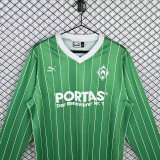 1987-1988 Werder Bremen Home Long Sleeve Retro Soccer Jersey (长袖)