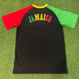 26-27 Jamaica Black Training shirts (红绿袖)