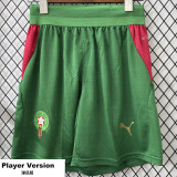 26-27 Morocco Green Player Version Shorts Pants(球员短裤)