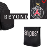 25-26 PSG Jordan Night Edition Long Sleeve Soccer Jersey (长袖)