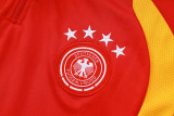 26-27 Germany Red Kids Half Pull Tracksuit #E26009(童装)(半拉链)