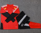 26-27 Germany Red Kids Half Pull Tracksuit #E26009(童装)(半拉链)