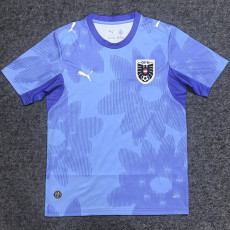 26-27 Austria Blue Fans Soccer Jersey