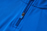 26-27 Cruzeiro Fancy blue Half Pull Tracksuit #B26011(半拉链)