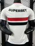 26-27 Sao Paulo Home Player Version Soccer Jersey