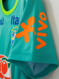 2024 Brazil Lake Green Retro Training shirts
