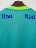 2024 Brazil Lake Green Retro Training shirts