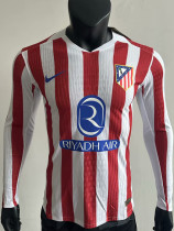 25-26 ATM Home Long Sleeve Player Version Soccer Jersey (长袖球员)