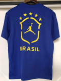 26-27 Brazil Blue High Quality Casual T-Shirt