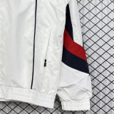 1998 England White Retro Windbreaker