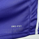25-26 Lakers JAMES #23 Purple Top Quality Hot Pressing NBA Jersey (Trapeze Edition) 飞人版