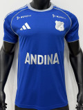 26-27 Millonarios Home Player Version Soccer Jersey
