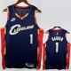 25-26 Cleveland Cavaliers HARDEN #1 Royal blue Retro Top Quality Hot Pressing NBA Jersey (V领)