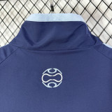 2006 Argentina Royal blue Retro Windbreaker