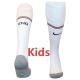 26-27 England Home White Kids Socks (儿童)