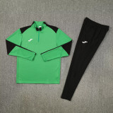 2026 JOM Green Half Pull Tracksuit #816(半拉链)