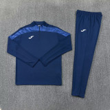 2026 JOM Royal blue Half Pull Tracksuit #815(半拉链)