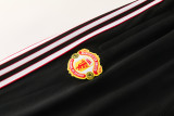 26-27 Man Utd Black blue Jacket Tracksuit #01
