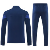 2026 JOM Royal blue Half Pull Tracksuit #815(半拉链)