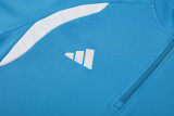 2026 AD Lake blue Half Pull Tracksuit #814(半拉链)