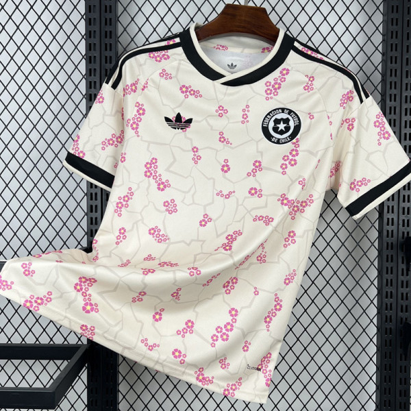 26-27 Chile Away Fans Soccer Jersey