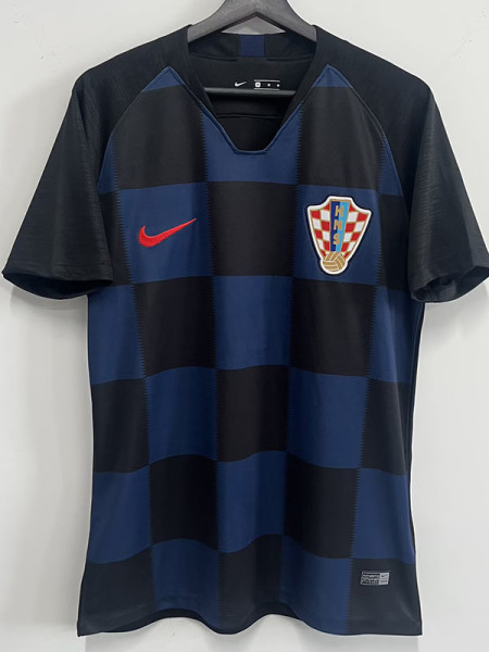 2018 Croatia Away Retro Soccer Jersey