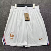 26-27 France Home White Shorts Pants