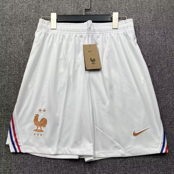 26-27 France Home White Shorts Pants