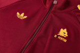 26-27 Roma Brown Red Jacket Tracksuit #01
