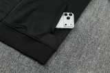 26-27 Man Utd Black Jacket Tracksuit