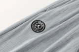 26-27 PSG White Gray Half Pull Tracksuit (半拉链)