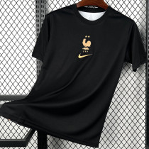 26-27 France Black Training shirts