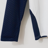 26-27 Argentina White Top Half Pull Tracksuit (半拉上衣)