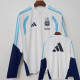 26-27 Argentina White Top Half Pull Tracksuit (半拉上衣)