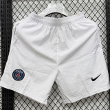 D338 PSG White Casual Short Pants