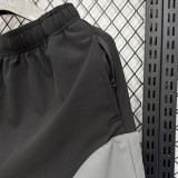 D338 PSG Black gray Casual Short Pants