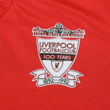 1992-1993 LIV Home Kids Retro Soccer Jersey