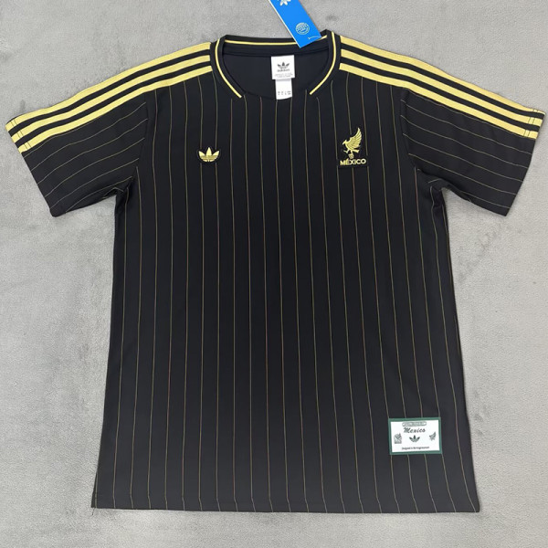 26-27 Mexico Black Casual Edition Fans Training shirts