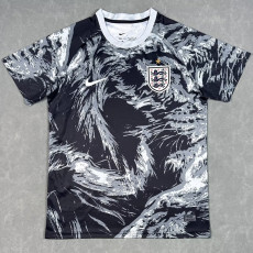 26-27 England Black Grey Special Edition Training shirts