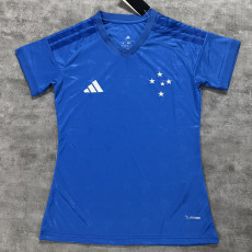 26-27 Cruzeiro Home Women Soccer Jersey (女)
