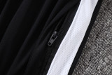 26-27 PSG White Half Pull Tracksuit #B26029(半拉链)